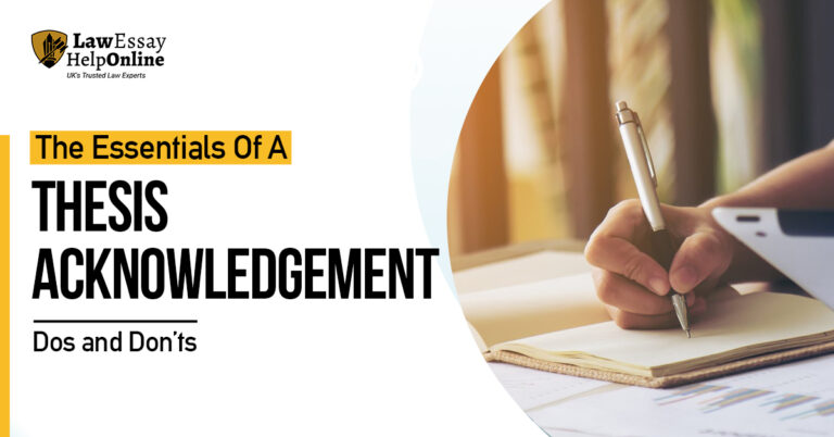 The Essentials of a Thesis Acknowledgement: Dos and Don’ts