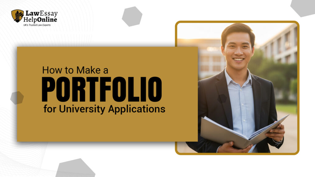 How to make a university portfolio